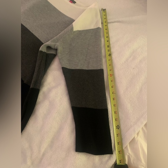 Vince Camuto Womens Waffle Stitch Font Pockets Sweater XXL - Picture 14 of 15